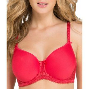 NWT Fantasie Rebecca Underwire T-Shirt Bra Red 38D
